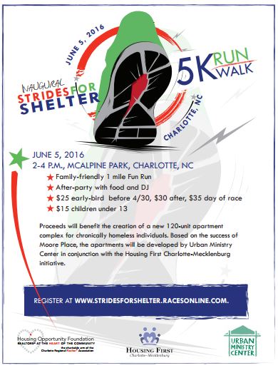strides for 5k flyer
